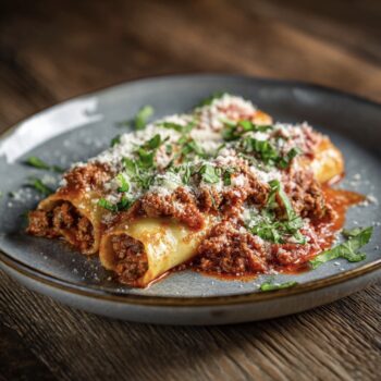Manicotti Bolognese