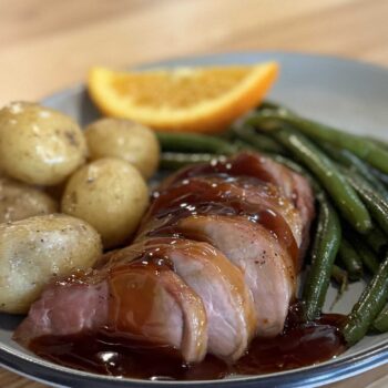 Mandarin Glazed Pork Loin