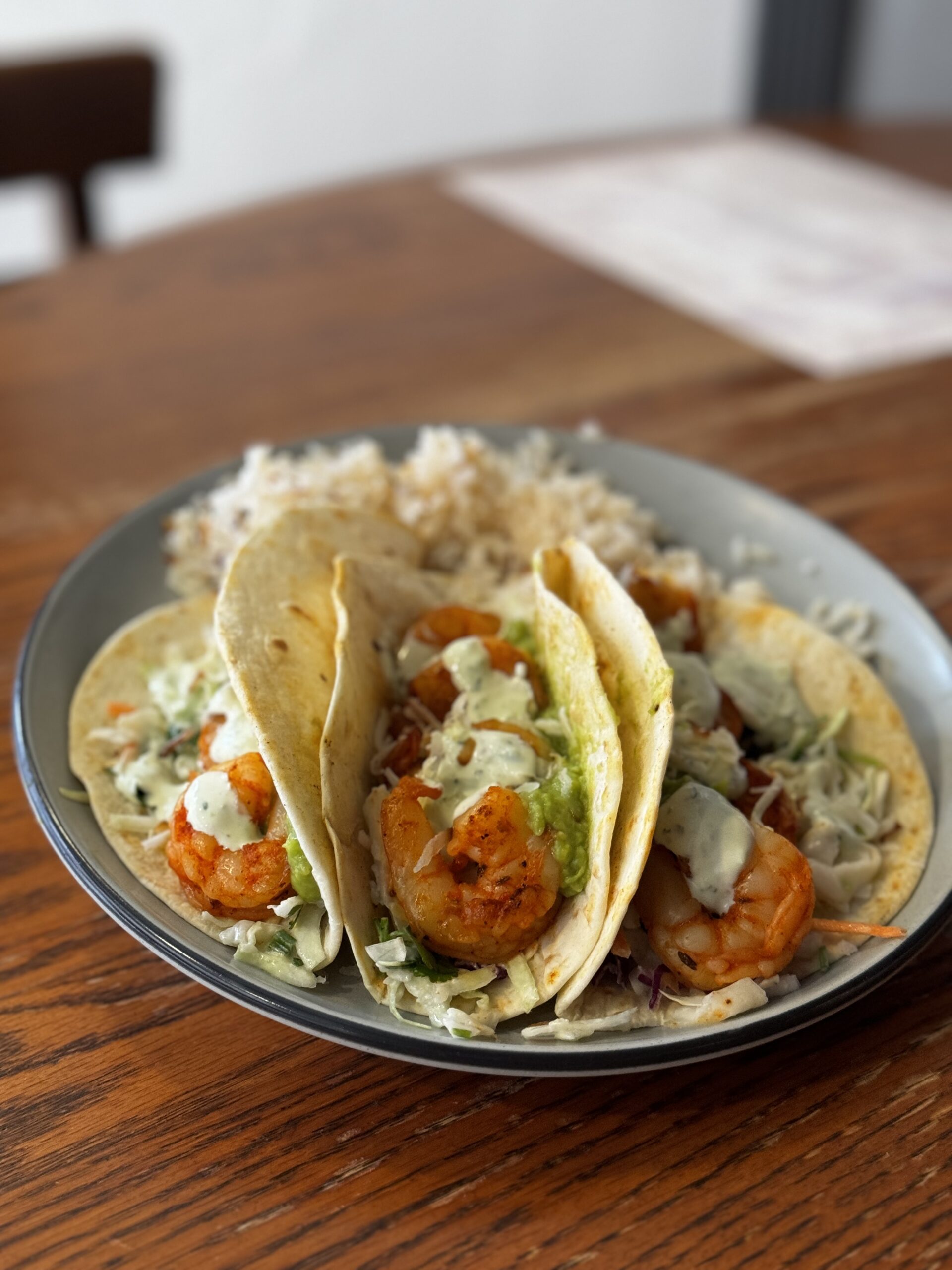 Shrimp tacos