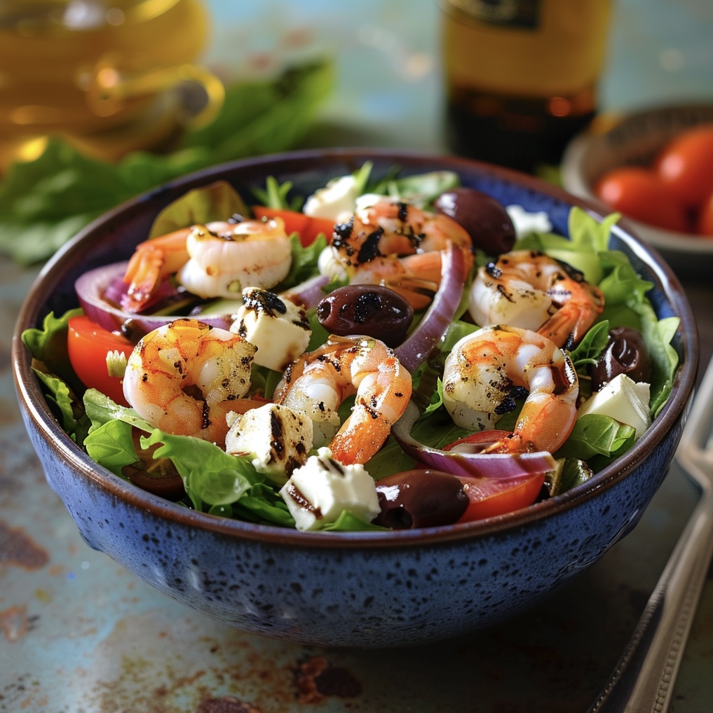 Mediterranean Shrimp Salad