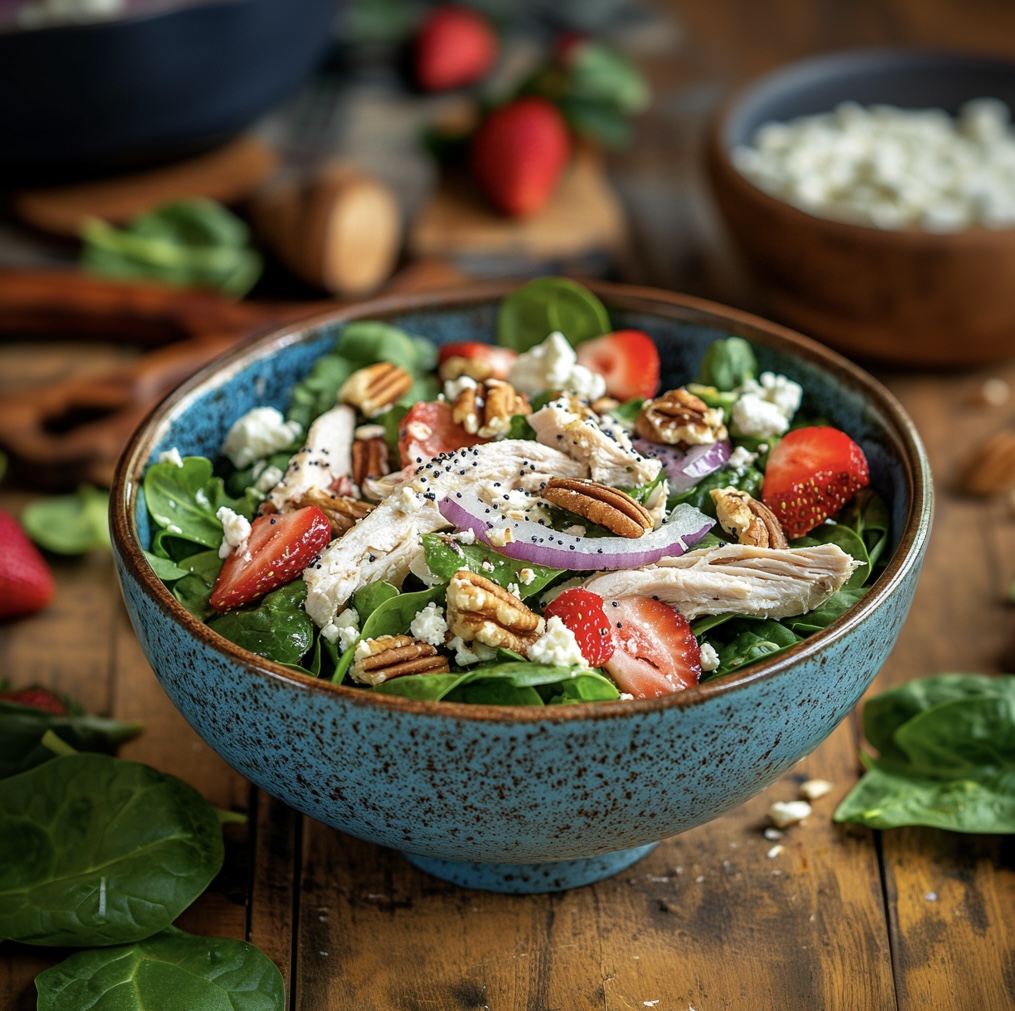 Chicken Spinach Salad