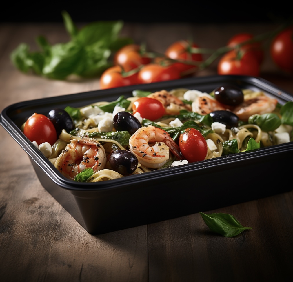 Mediterranean Shrimp Pasta