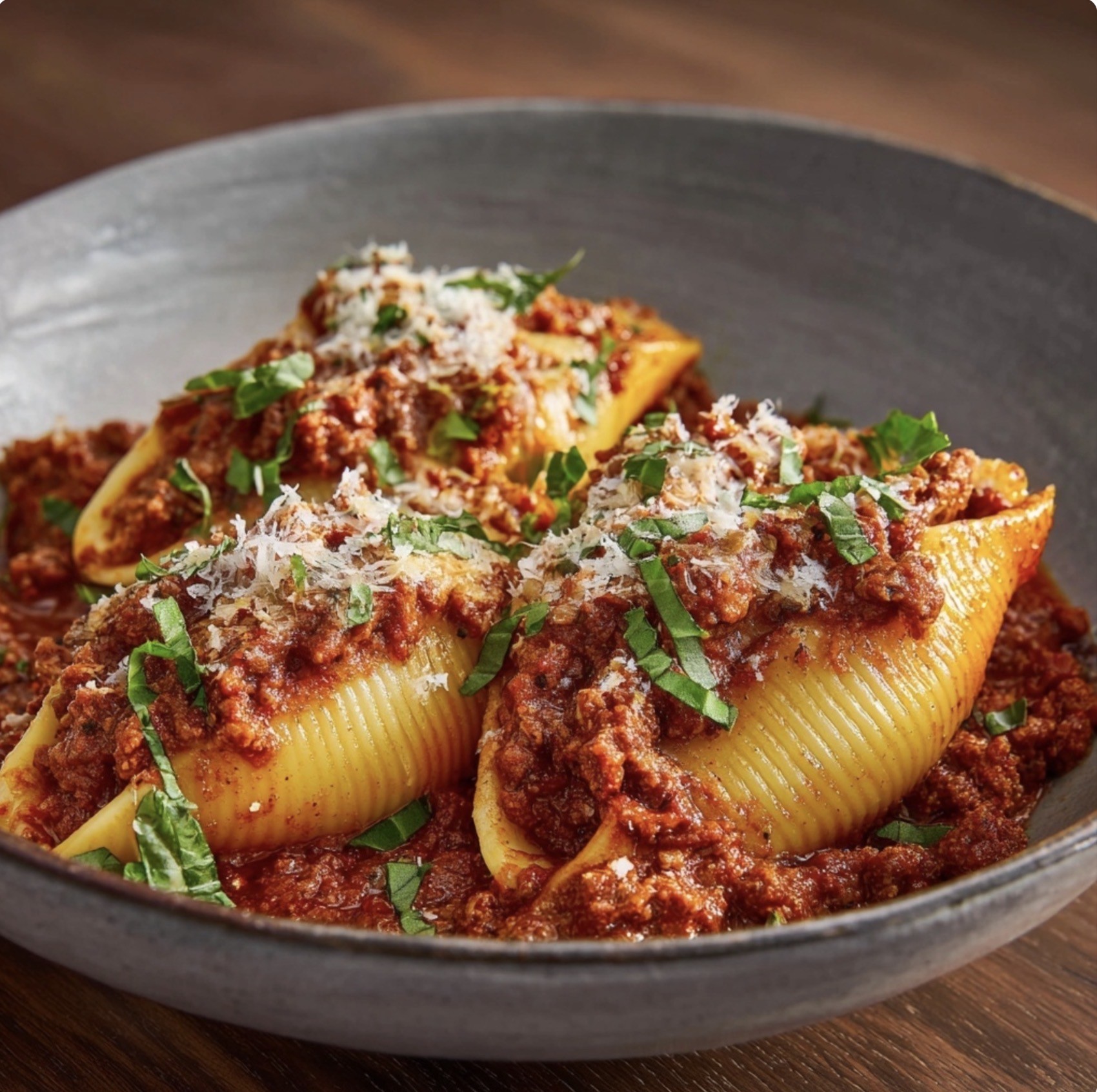Stuffed Shells alla Ragu