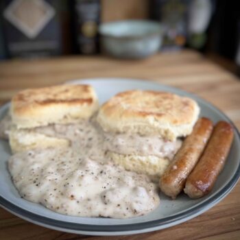 Country Biscuits & Sausage Gravy